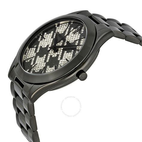 Runway Black Houndstooth Watch 